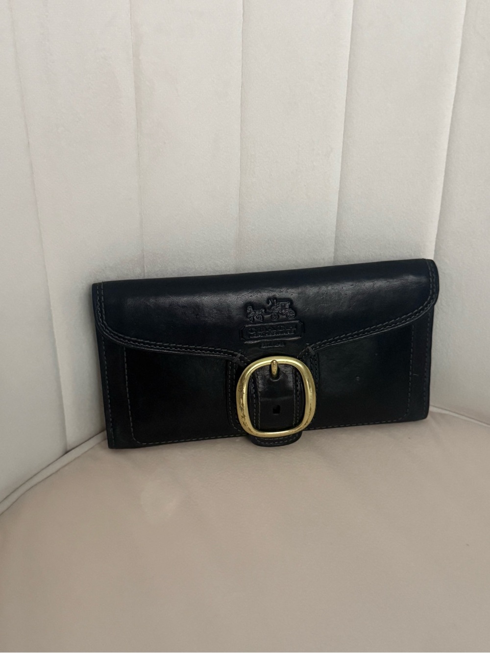 Vintage Coach Bleeker Wallet in Black